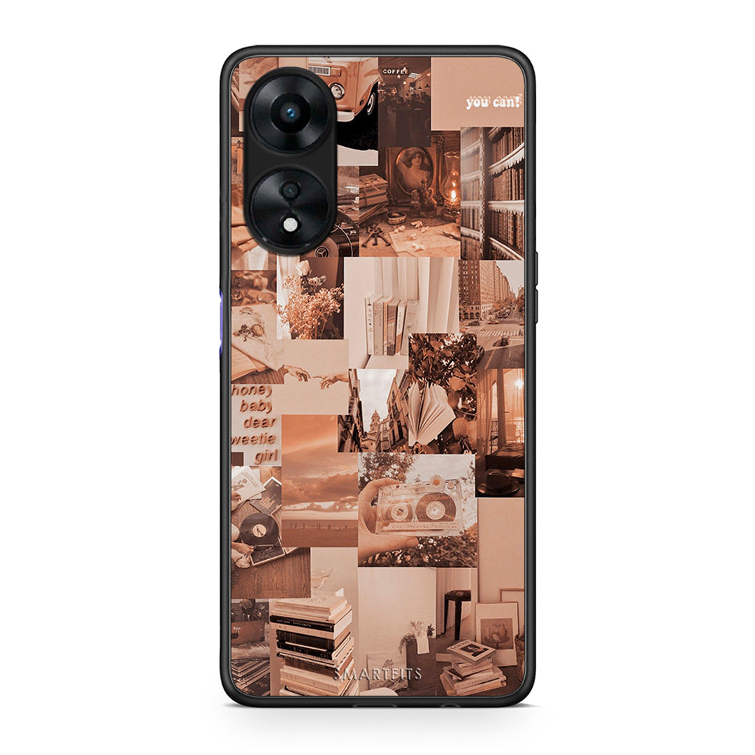 Θήκη Oppo A78 Collage You Can από τη Smartfits με σχέδιο στο πίσω μέρος και μαύρο περίβλημα | Oppo A78 Collage You Can Case with Colorful Back and Black Bezels