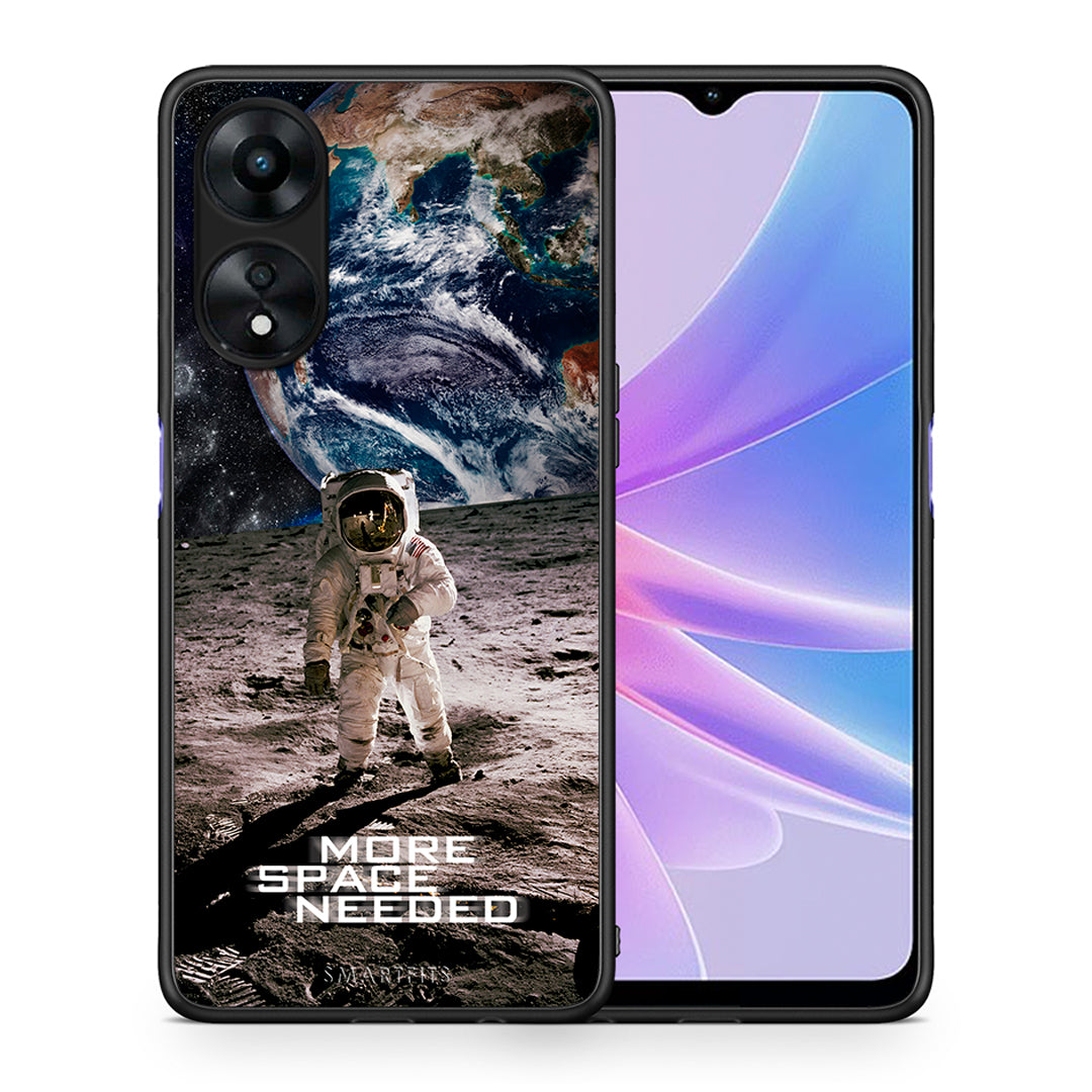 Θήκη Oppo A78 More Space από τη Smartfits με σχέδιο στο πίσω μέρος και μαύρο περίβλημα | Oppo A78 More Space Case with Colorful Back and Black Bezels