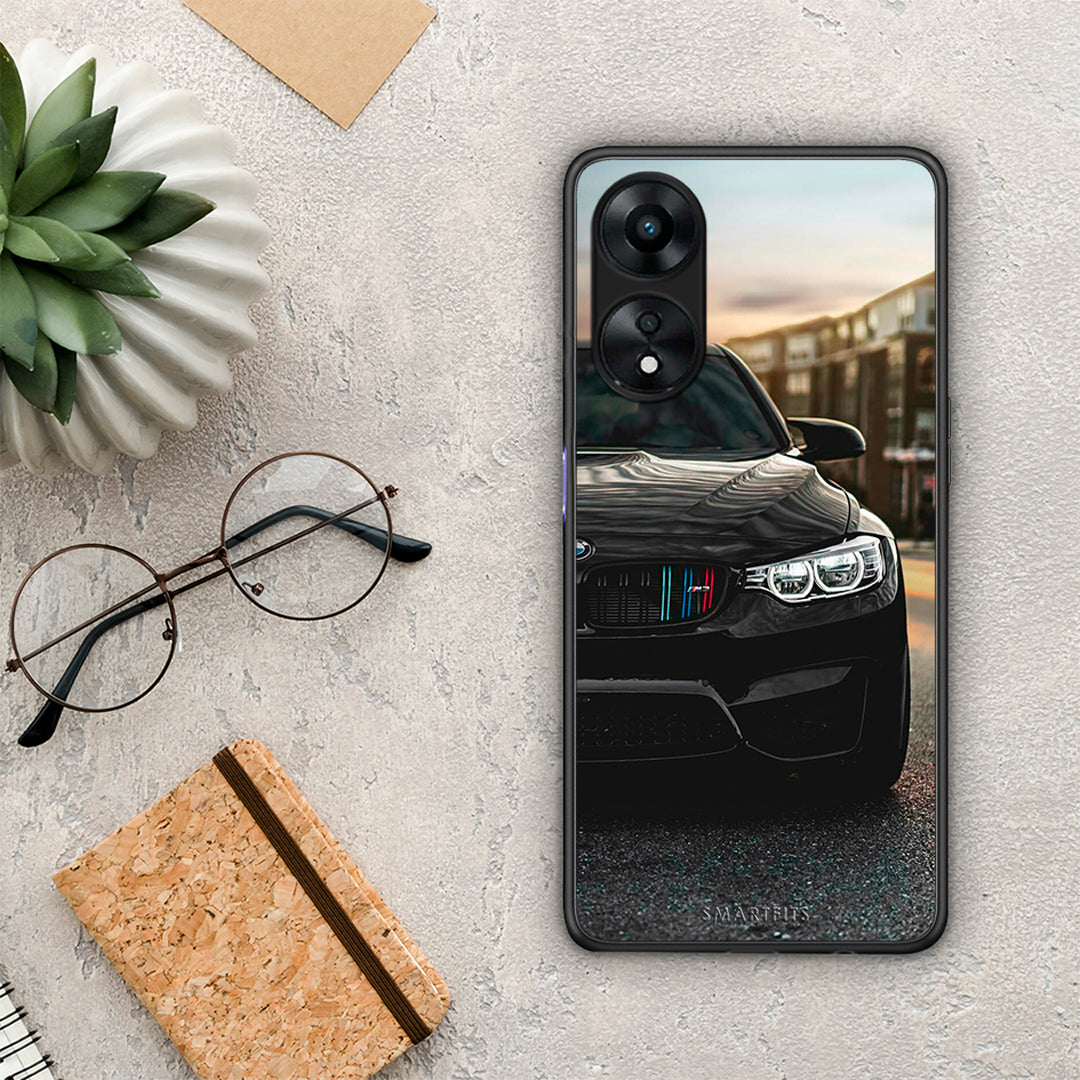 Θήκη Oppo A78 Racing M3 από τη Smartfits με σχέδιο στο πίσω μέρος και μαύρο περίβλημα | Oppo A78 Racing M3 Case with Colorful Back and Black Bezels