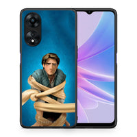 Thumbnail for Θήκη Oppo A78 Tangled 1 από τη Smartfits με σχέδιο στο πίσω μέρος και μαύρο περίβλημα | Oppo A78 Tangled 1 Case with Colorful Back and Black Bezels