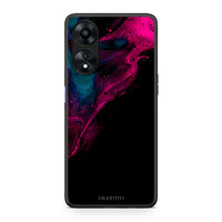 Thumbnail for Θήκη Oppo A78 Watercolor Pink Black από τη Smartfits με σχέδιο στο πίσω μέρος και μαύρο περίβλημα | Oppo A78 Watercolor Pink Black Case with Colorful Back and Black Bezels