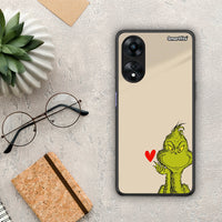 Thumbnail for Θήκη Oppo A78 Xmas Grinch από τη Smartfits με σχέδιο στο πίσω μέρος και μαύρο περίβλημα | Oppo A78 Xmas Grinch Case with Colorful Back and Black Bezels