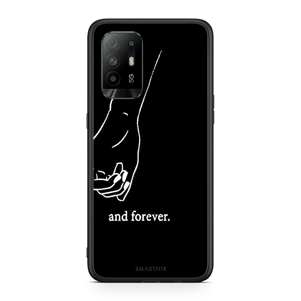 Oppo A94 5G Always & Forever 2 Θήκη Αγίου Βαλεντίνου από τη Smartfits με σχέδιο στο πίσω μέρος και μαύρο περίβλημα | Smartphone case with colorful back and black bezels by Smartfits