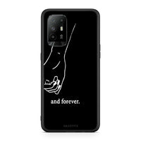 Thumbnail for Oppo A94 5G Always & Forever 2 Θήκη Αγίου Βαλεντίνου από τη Smartfits με σχέδιο στο πίσω μέρος και μαύρο περίβλημα | Smartphone case with colorful back and black bezels by Smartfits