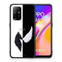 Thumbnail for Θήκη Oppo A94 5G Angels Demons από τη Smartfits με σχέδιο στο πίσω μέρος και μαύρο περίβλημα | Oppo A94 5G Angels Demons case with colorful back and black bezels