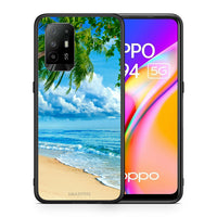 Thumbnail for Θήκη Oppo A94 5G Beautiful Beach από τη Smartfits με σχέδιο στο πίσω μέρος και μαύρο περίβλημα | Oppo A94 5G Beautiful Beach case with colorful back and black bezels