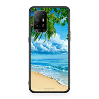 Thumbnail for Oppo A94 5G Beautiful Beach θήκη από τη Smartfits με σχέδιο στο πίσω μέρος και μαύρο περίβλημα | Smartphone case with colorful back and black bezels by Smartfits