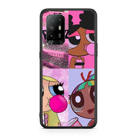 Thumbnail for Oppo A94 5G Bubble Girls Θήκη Αγίου Βαλεντίνου από τη Smartfits με σχέδιο στο πίσω μέρος και μαύρο περίβλημα | Smartphone case with colorful back and black bezels by Smartfits