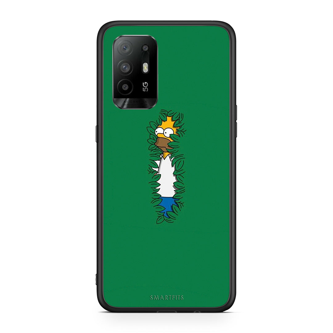 Oppo A94 5G Bush Man Θήκη Αγίου Βαλεντίνου από τη Smartfits με σχέδιο στο πίσω μέρος και μαύρο περίβλημα | Smartphone case with colorful back and black bezels by Smartfits