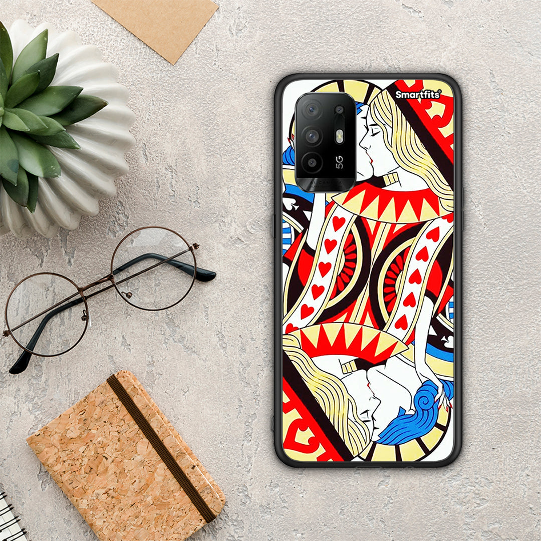 Card Love - Oppo A94 5G / F19 Pro / Reno5 Lite θήκη