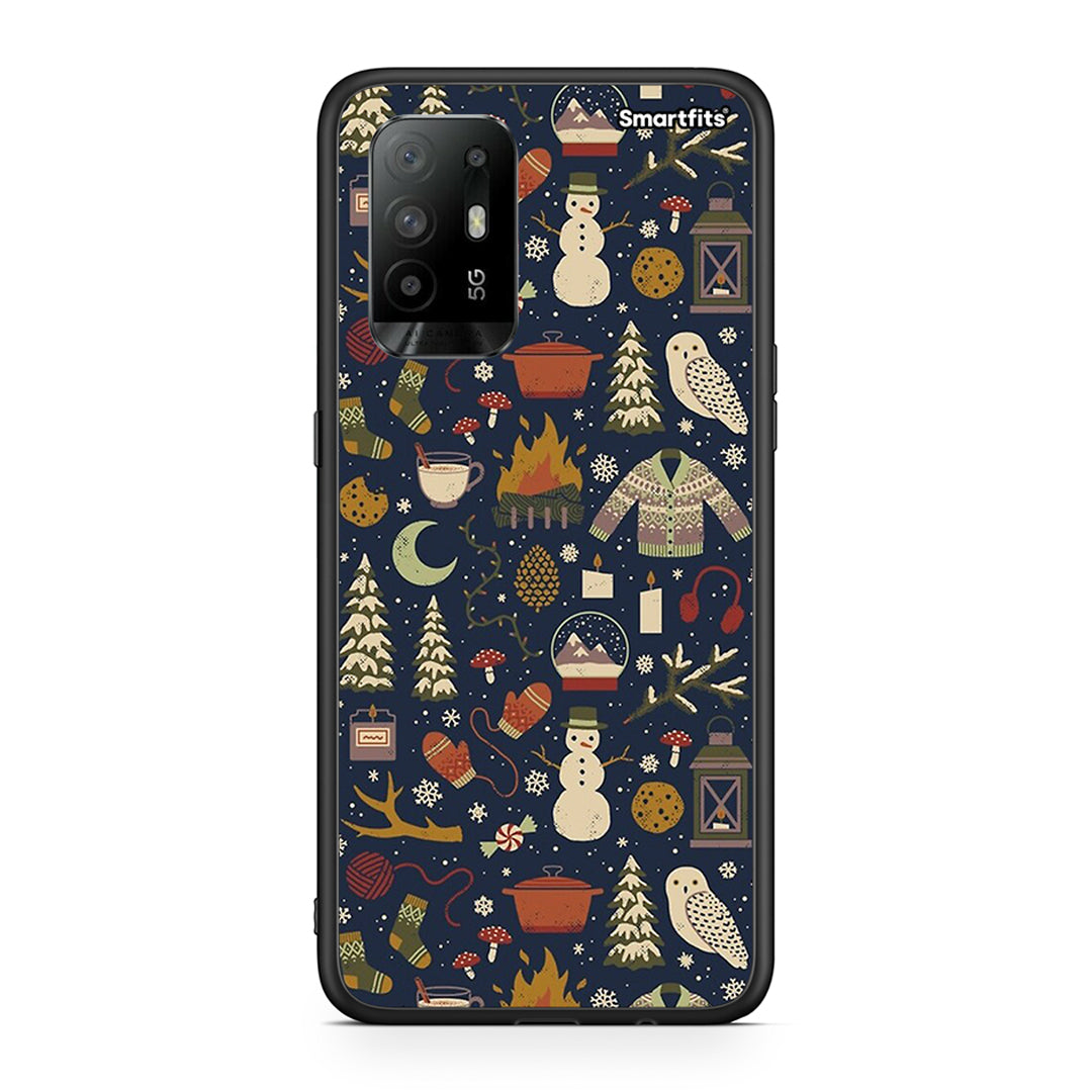 Christmas Elements - Oppo A94 5G / F19 Pro / Reno5 Lite case