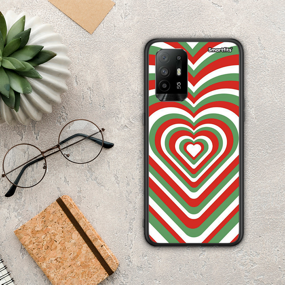 Christmas Hearts - Oppo A94 5G / F19 Pro / Reno5 Lite case