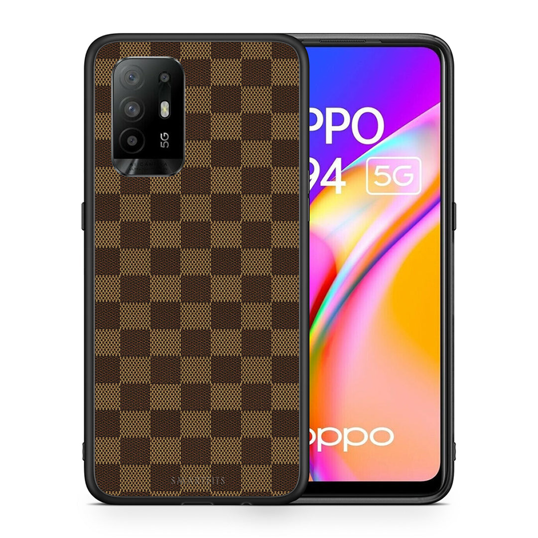 Θήκη Oppo A94 5G Glamour Designer από τη Smartfits με σχέδιο στο πίσω μέρος και μαύρο περίβλημα | Oppo A94 5G Glamour Designer case with colorful back and black bezels