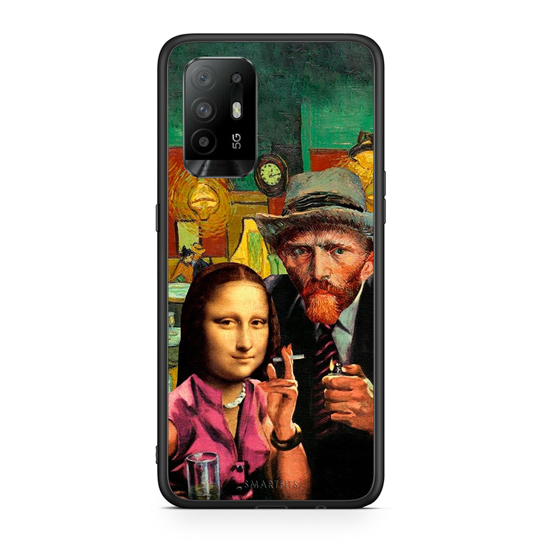 Oppo A94 5G Funny Art θήκη από τη Smartfits με σχέδιο στο πίσω μέρος και μαύρο περίβλημα | Smartphone case with colorful back and black bezels by Smartfits