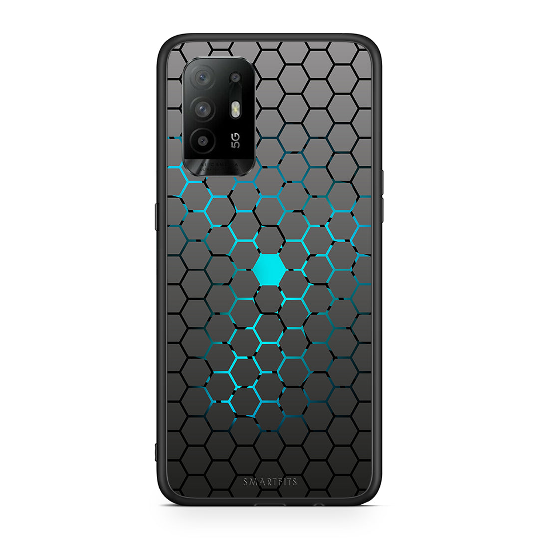 40 - Oppo A94 5G Hexagonal Geometric case, cover, bumper