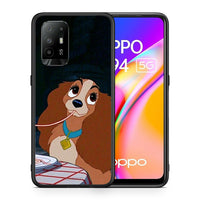 Thumbnail for Θήκη Αγίου Βαλεντίνου Oppo A94 5G Lady And Tramp 2 από τη Smartfits με σχέδιο στο πίσω μέρος και μαύρο περίβλημα | Oppo A94 5G Lady And Tramp 2 case with colorful back and black bezels