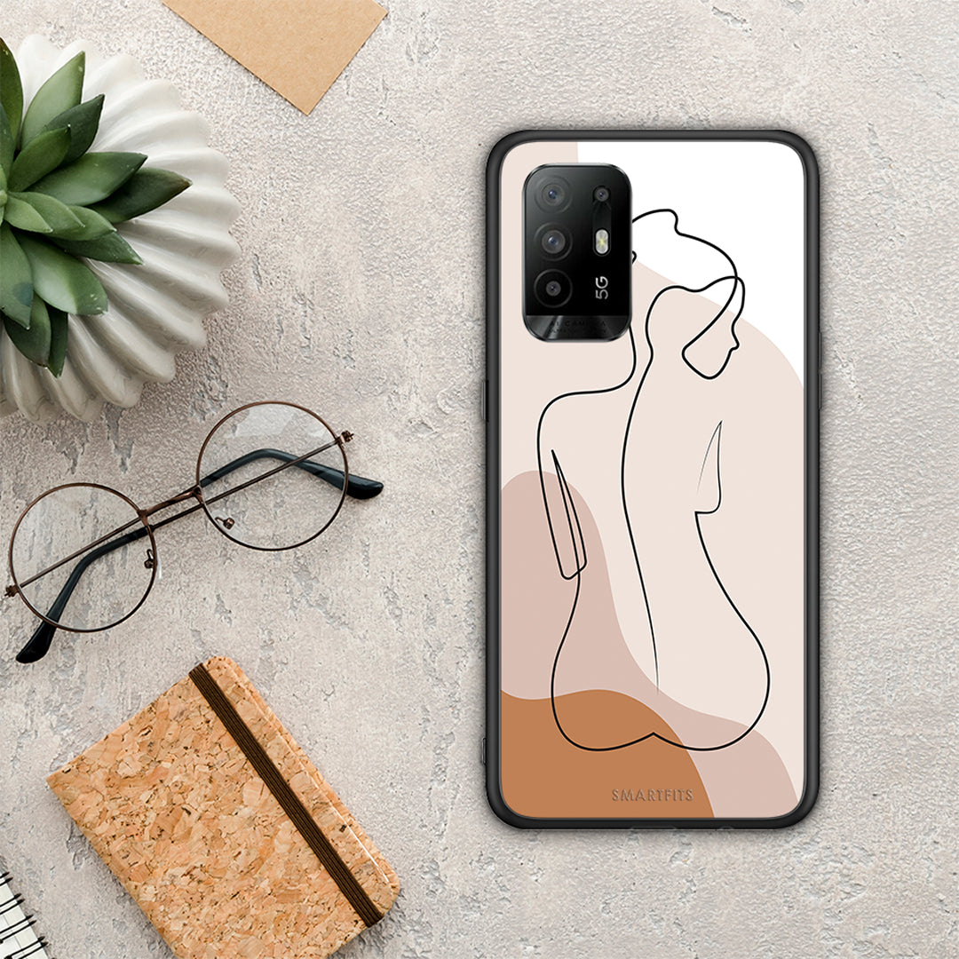 LineArt Woman - Oppo A94 5G / F19 Pro / Reno5 Lite case