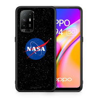 Thumbnail for Θήκη Oppo A94 5G NASA PopArt από τη Smartfits με σχέδιο στο πίσω μέρος και μαύρο περίβλημα | Oppo A94 5G NASA PopArt case with colorful back and black bezels
