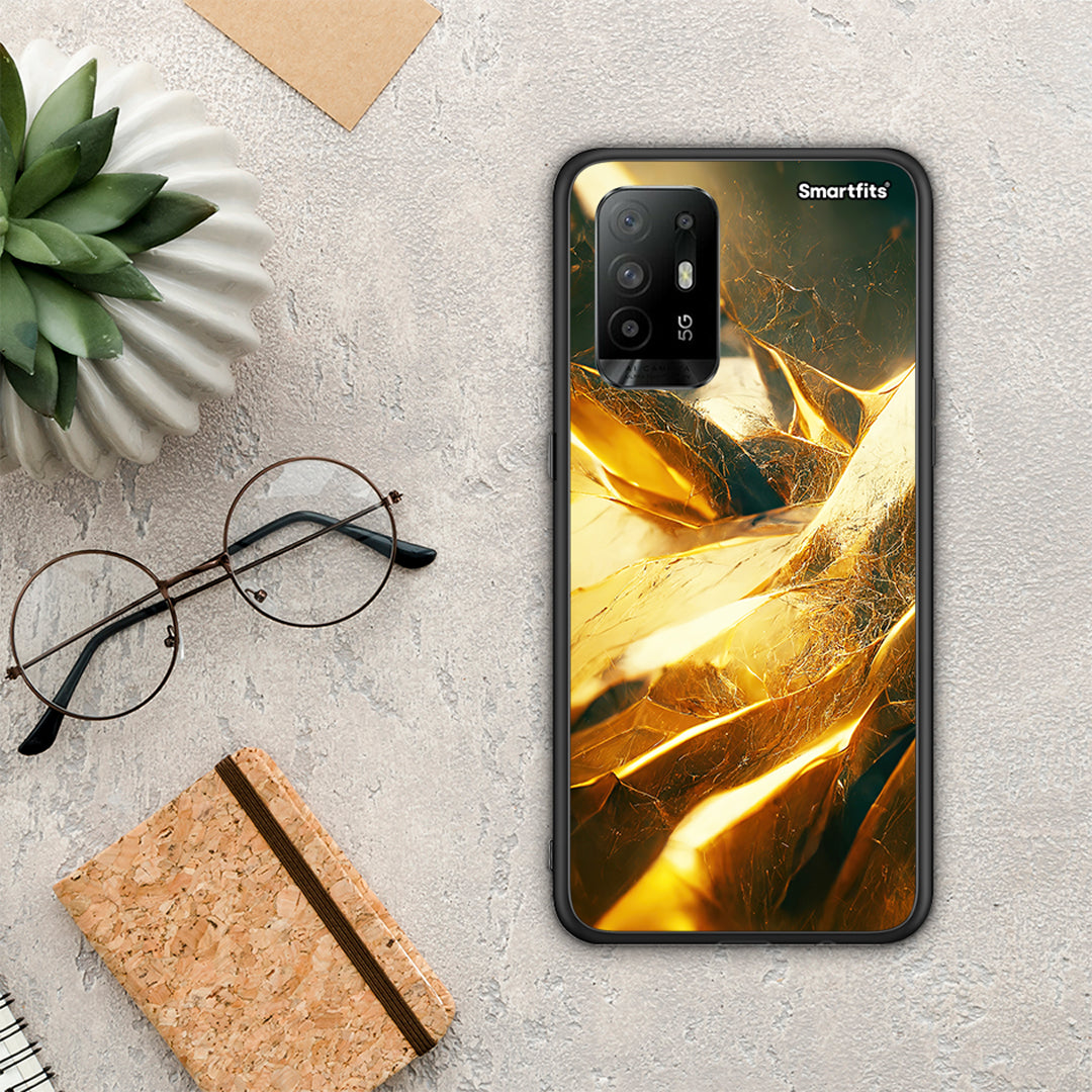 Real Gold - Oppo A94 5G / F19 Pro / Reno5 Lite θήκη