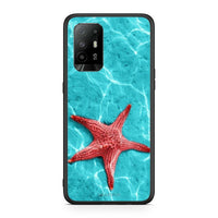 Thumbnail for Oppo A94 5G Red Starfish Θήκη από τη Smartfits με σχέδιο στο πίσω μέρος και μαύρο περίβλημα | Smartphone case with colorful back and black bezels by Smartfits