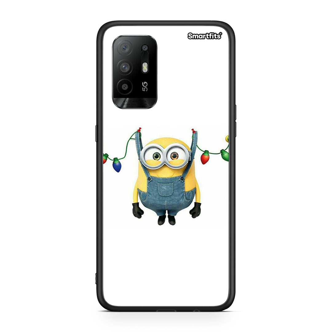 Xmas Minion Lights - Oppo A94 5G / F19 Pro / Reno5 Lite case