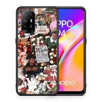 Thumbnail for Θήκη Oppo A94 5G Xmas Movies από τη Smartfits με σχέδιο στο πίσω μέρος και μαύρο περίβλημα | Oppo A94 5G Xmas Movies case with colorful back and black bezels