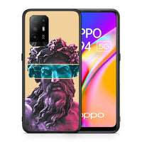 Thumbnail for Θήκη Αγίου Βαλεντίνου Oppo A94 5G Zeus Art από τη Smartfits με σχέδιο στο πίσω μέρος και μαύρο περίβλημα | Oppo A94 5G Zeus Art case with colorful back and black bezels