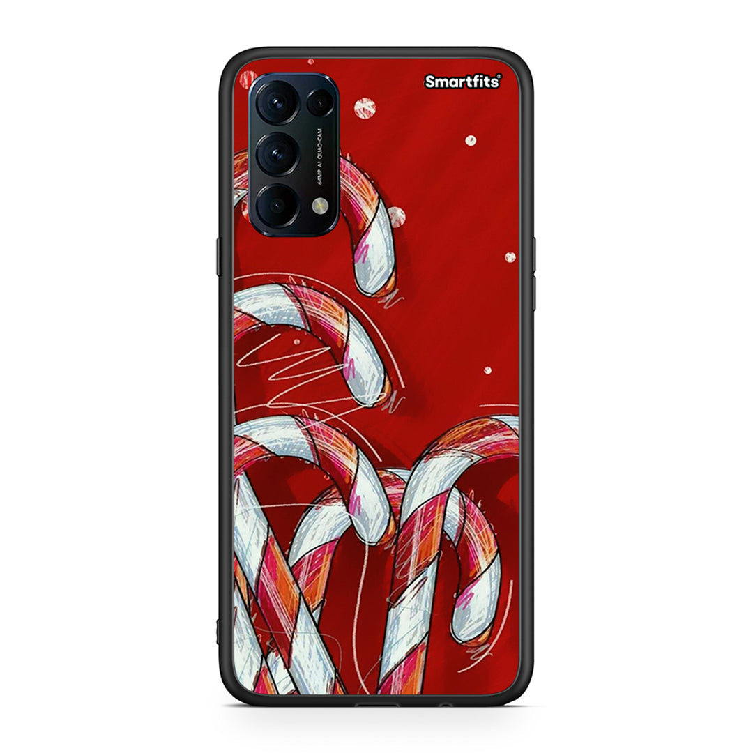 Candy Cane - Oppo Find X3 Lite / Reno 5 5G / Reno 5 4G case