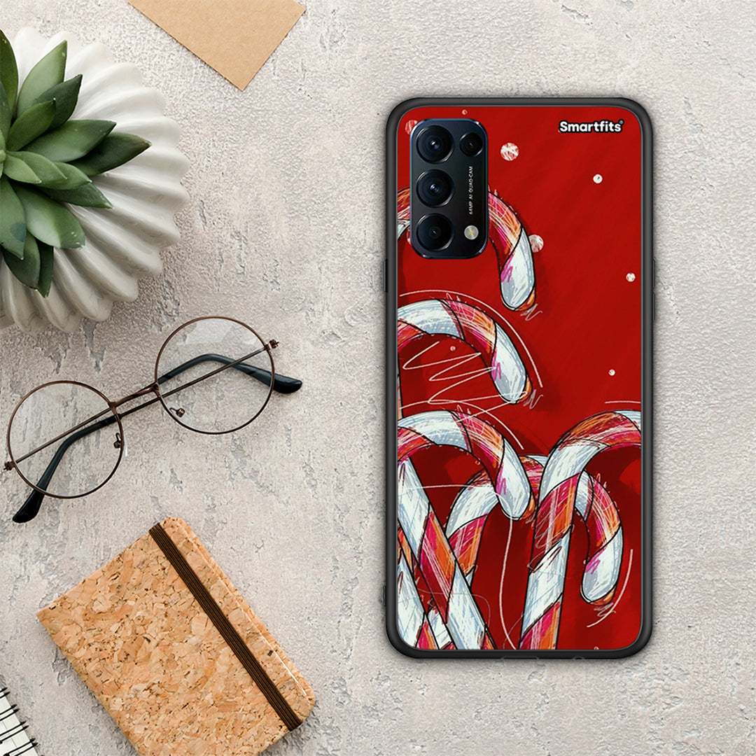 Candy Cane - Oppo Find X3 Lite / Reno 5 5G / Reno 5 4G case