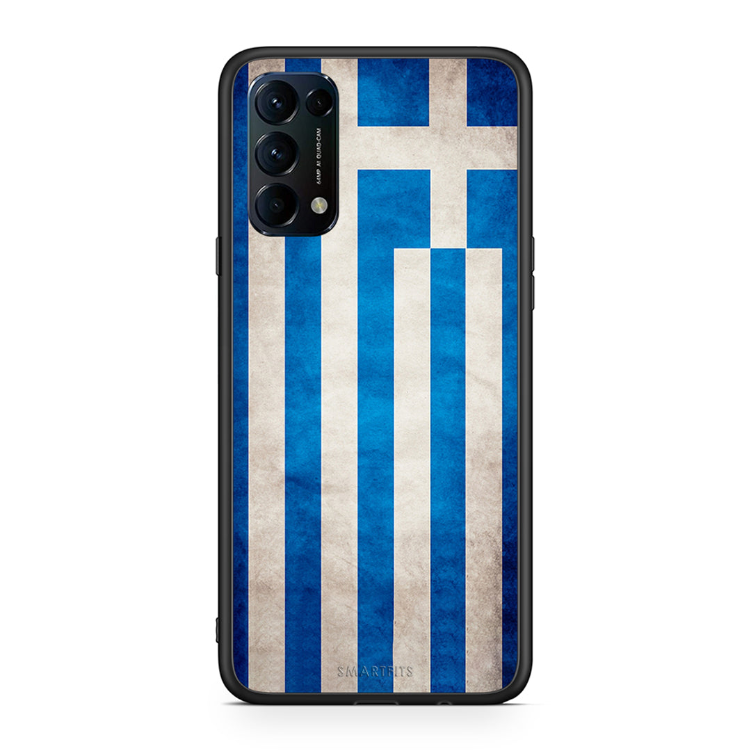 4 - Oppo Find X3 Lite / Reno 5 5G / Reno 5 4G Greeek Flag case, cover, bumper