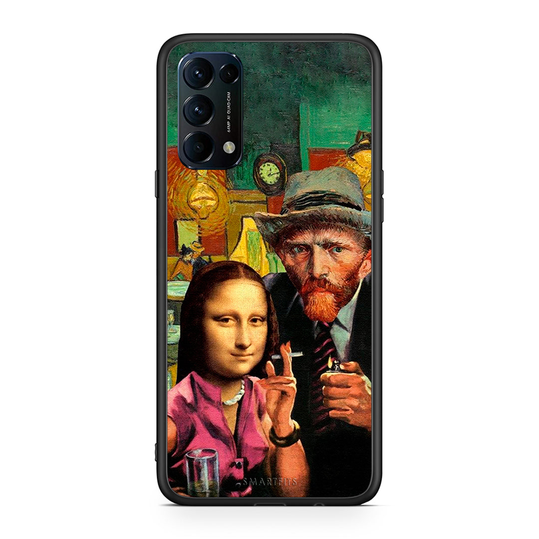 Oppo Find X3 Lite / Reno 5 5G / Reno 5 4G Funny Art θήκη από τη Smartfits με σχέδιο στο πίσω μέρος και μαύρο περίβλημα | Smartphone case with colorful back and black bezels by Smartfits