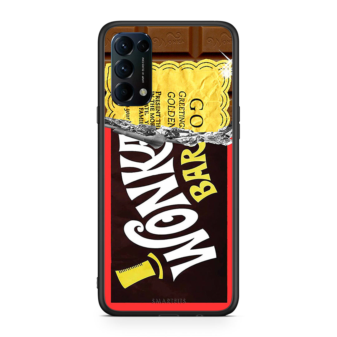 Oppo Find X3 Lite / Reno 5 5G / Reno 5 4G Golden Ticket θήκη από τη Smartfits με σχέδιο στο πίσω μέρος και μαύρο περίβλημα | Smartphone case with colorful back and black bezels by Smartfits