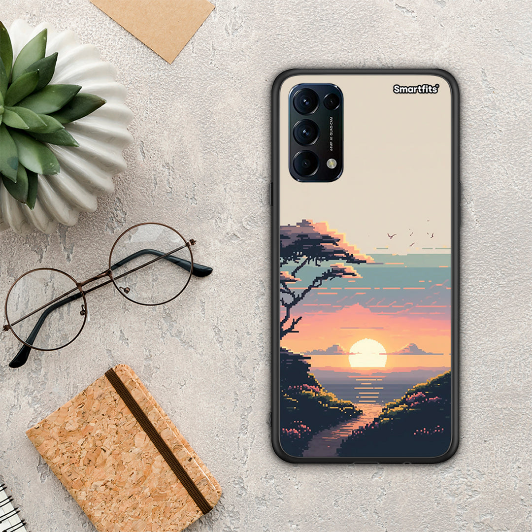 Pixel Sunset - Oppo Find X3 Lite / Reno 5 5G / Reno 5 4G case