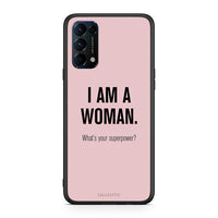 Thumbnail for Oppo Find X3 Lite / Reno 5 5G / Reno 5 4G Superpower Woman θήκη από τη Smartfits με σχέδιο στο πίσω μέρος και μαύρο περίβλημα | Smartphone case with colorful back and black bezels by Smartfits