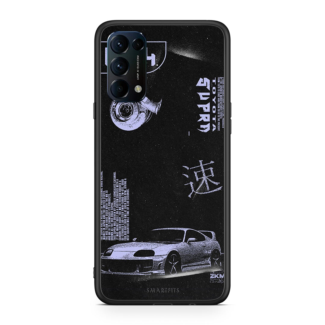 Oppo Find X3 Lite / Reno 5 5G / Reno 5 4G Tokyo Drift Θήκη Αγίου Βαλεντίνου από τη Smartfits με σχέδιο στο πίσω μέρος και μαύρο περίβλημα | Smartphone case with colorful back and black bezels by Smartfits