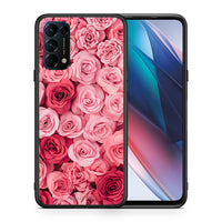 Thumbnail for Θήκη Oppo Find X3 Lite / Reno 5 5G / Reno 5 4G RoseGarden Valentine από τη Smartfits με σχέδιο στο πίσω μέρος και μαύρο περίβλημα | Oppo Find X3 Lite / Reno 5 5G / Reno 5 4G RoseGarden Valentine case with colorful back and black bezels