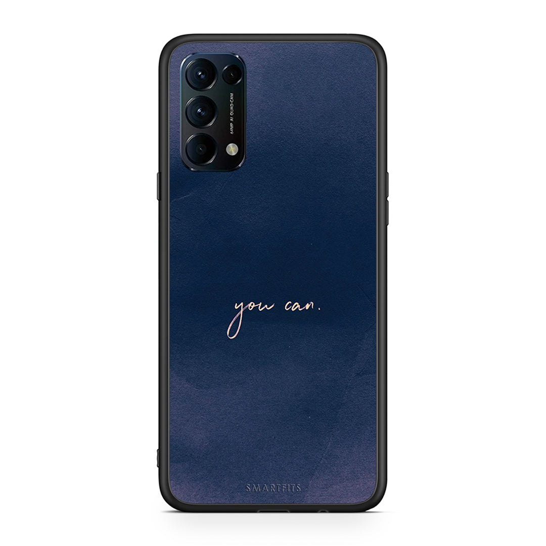 Oppo Find X3 Lite / Reno 5 5G / Reno 5 4G You Can θήκη από τη Smartfits με σχέδιο στο πίσω μέρος και μαύρο περίβλημα | Smartphone case with colorful back and black bezels by Smartfits