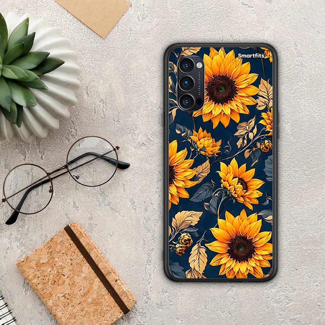 Autumn Sunflowers - Oppo Reno4 Pro 5G case