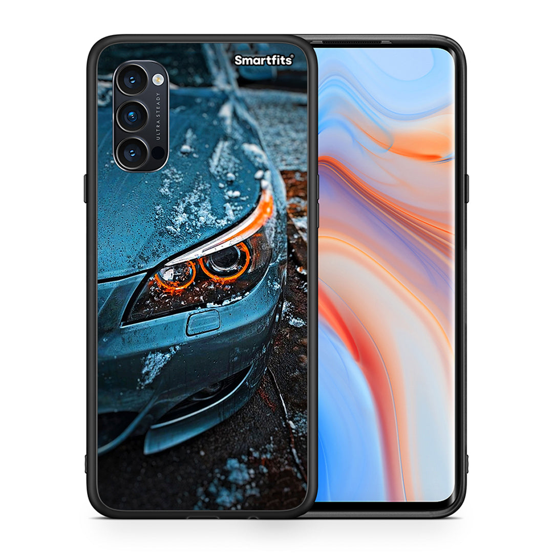 Θήκη Oppo Reno4 Pro 5G Bmw E60 από τη Smartfits με σχέδιο στο πίσω μέρος και μαύρο περίβλημα | Oppo Reno4 Pro 5G Bmw E60 case with colorful back and black bezels