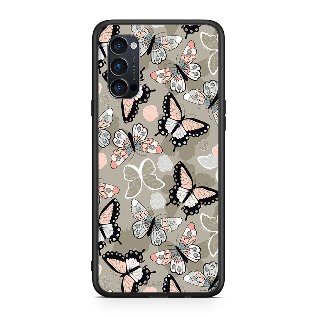 135 - Oppo Reno4 Pro 5G Butterflies Boho case, cover, bumper