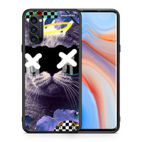 Thumbnail for Θήκη Oppo Reno4 Pro 5G Cat Collage από τη Smartfits με σχέδιο στο πίσω μέρος και μαύρο περίβλημα | Oppo Reno4 Pro 5G Cat Collage case with colorful back and black bezels