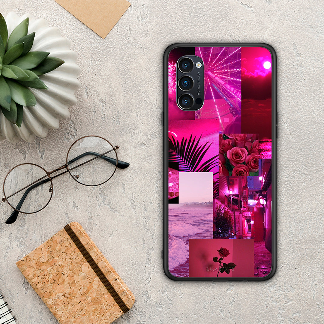 Collage Red Roses - Oppo Reno4 Pro 5G case