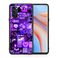 Thumbnail for Θήκη Αγίου Βαλεντίνου Oppo Reno4 Pro 5G Collage Stay Wild από τη Smartfits με σχέδιο στο πίσω μέρος και μαύρο περίβλημα | Oppo Reno4 Pro 5G Collage Stay Wild case with colorful back and black bezels