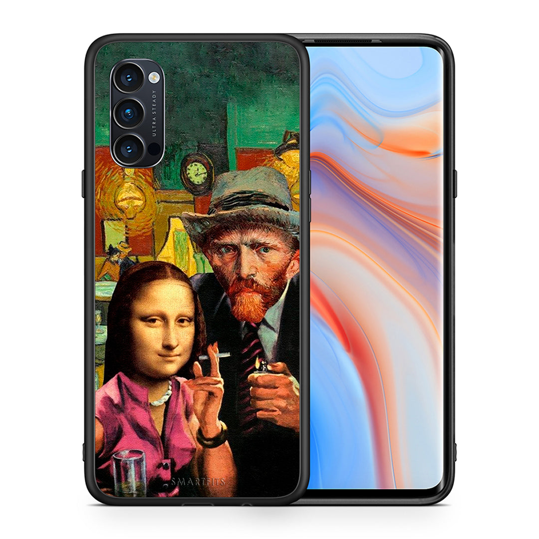 Θήκη Oppo Reno4 Pro 5G Funny Art από τη Smartfits με σχέδιο στο πίσω μέρος και μαύρο περίβλημα | Oppo Reno4 Pro 5G Funny Art case with colorful back and black bezels