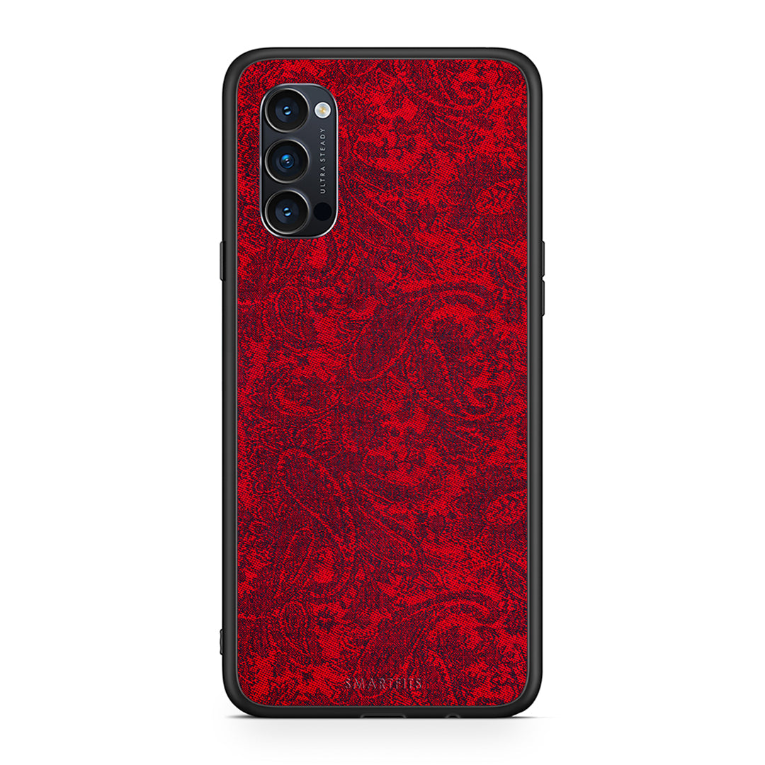 Oppo Reno4 Pro 5G Paisley Cashmere θήκη από τη Smartfits με σχέδιο στο πίσω μέρος και μαύρο περίβλημα | Smartphone case with colorful back and black bezels by Smartfits