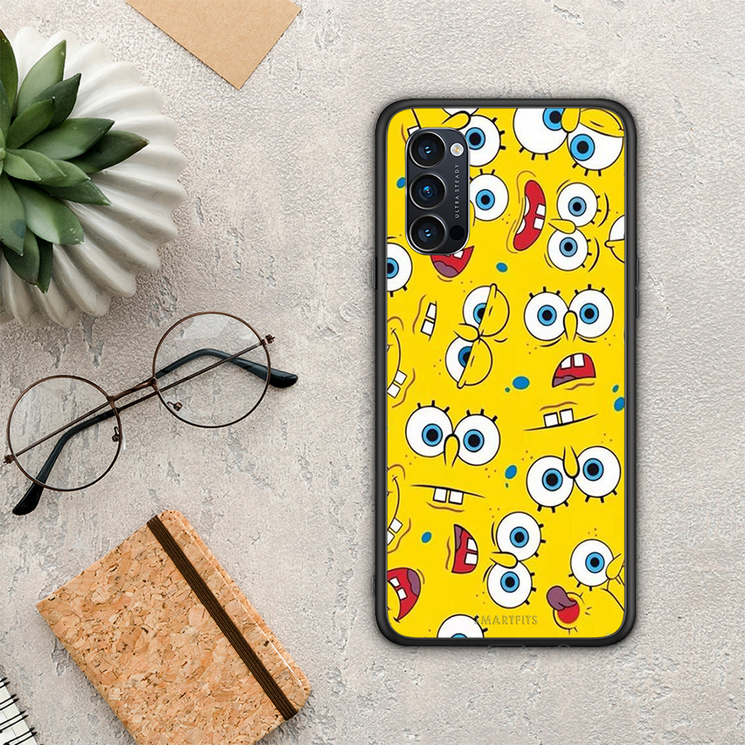 Popart Sponge - Oppo Reno4 Pro 5G case