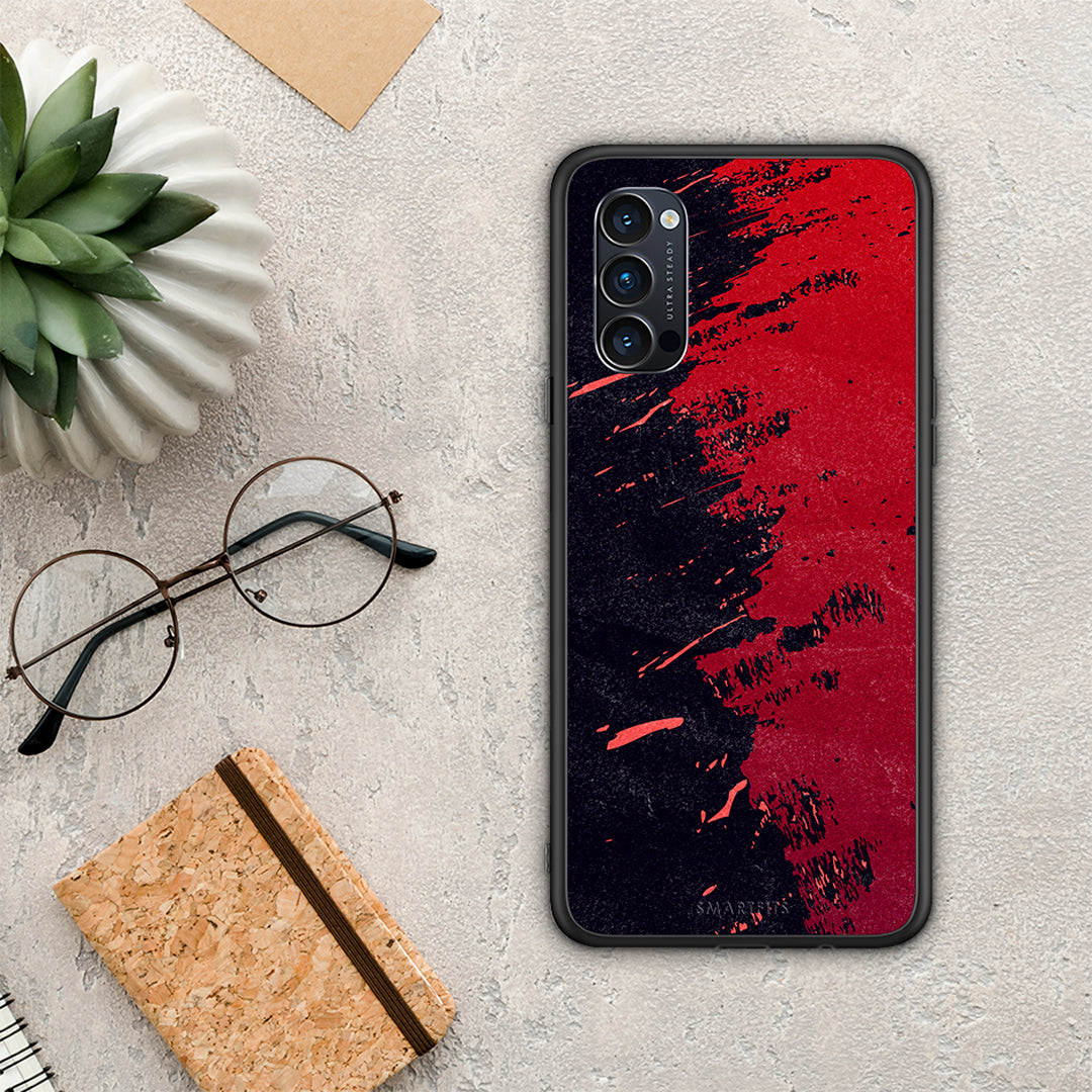 Red Paint - Oppo Reno4 Pro 5G case