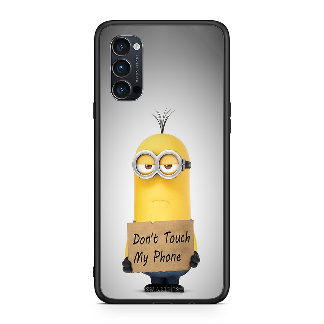 4 - Oppo Reno4 Pro 5G Minion Text case, cover, bumper