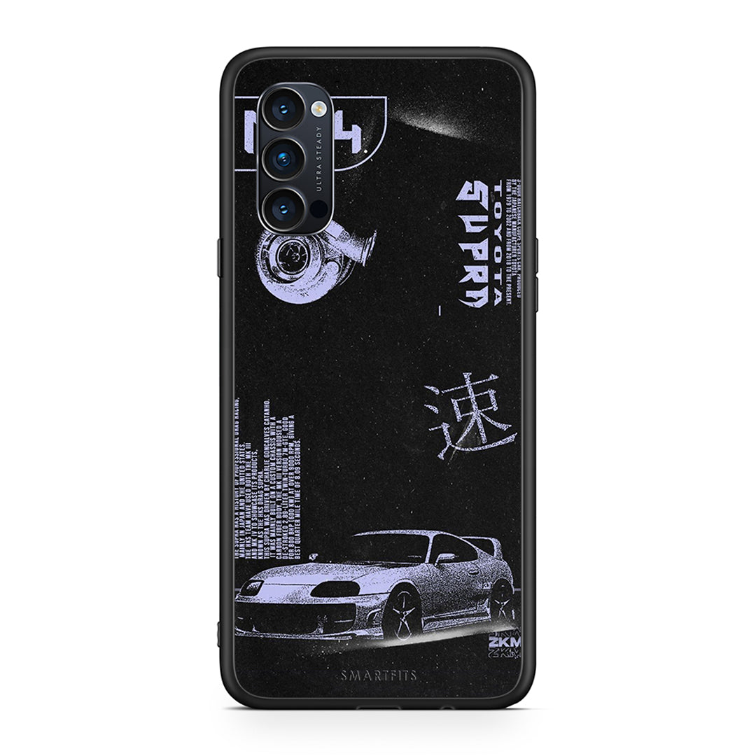 Oppo Reno4 Pro 5G Tokyo Drift Θήκη Αγίου Βαλεντίνου από τη Smartfits με σχέδιο στο πίσω μέρος και μαύρο περίβλημα | Smartphone case with colorful back and black bezels by Smartfits