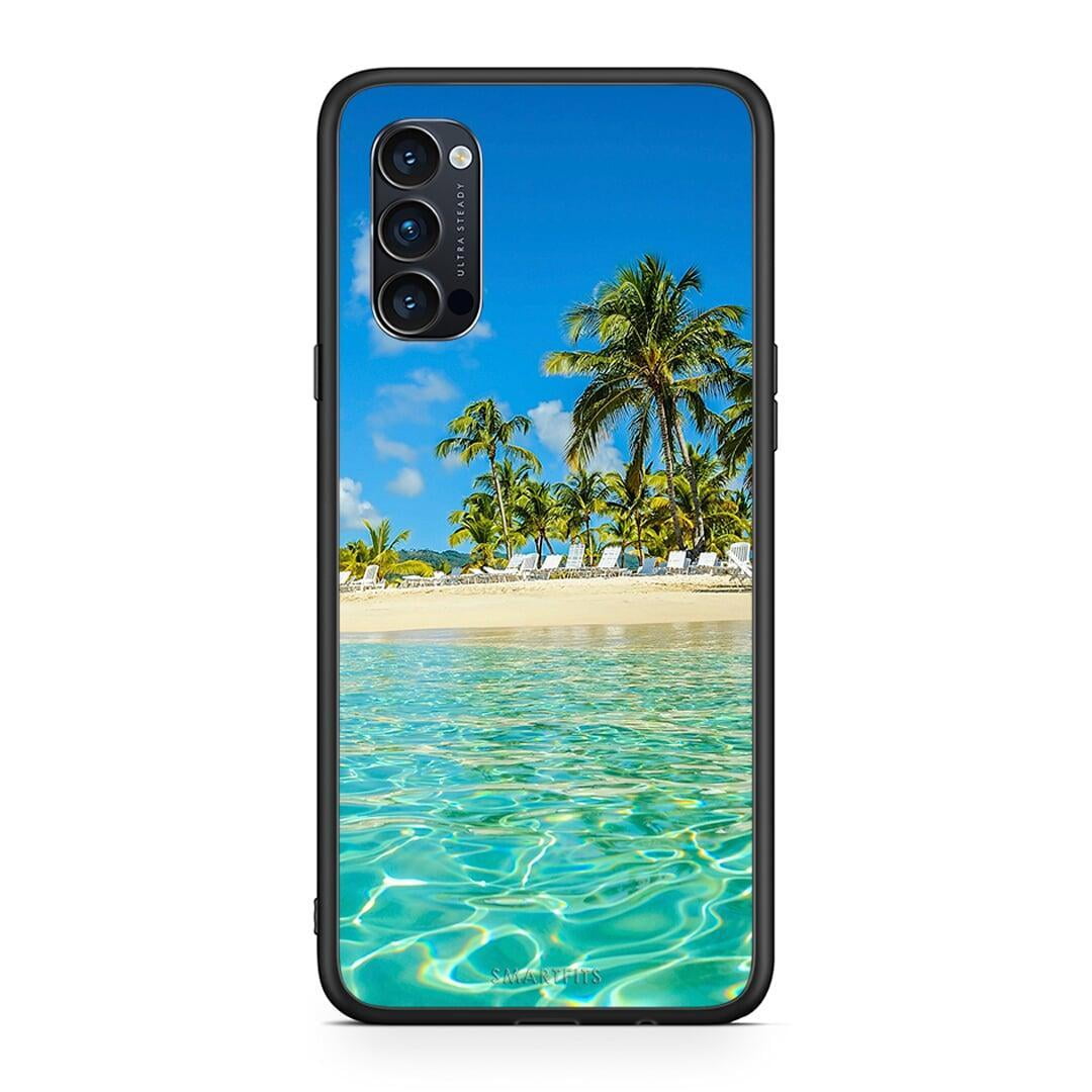 Oppo Reno4 Pro 5G Tropical Vibes Θήκη από τη Smartfits με σχέδιο στο πίσω μέρος και μαύρο περίβλημα | Smartphone case with colorful back and black bezels by Smartfits